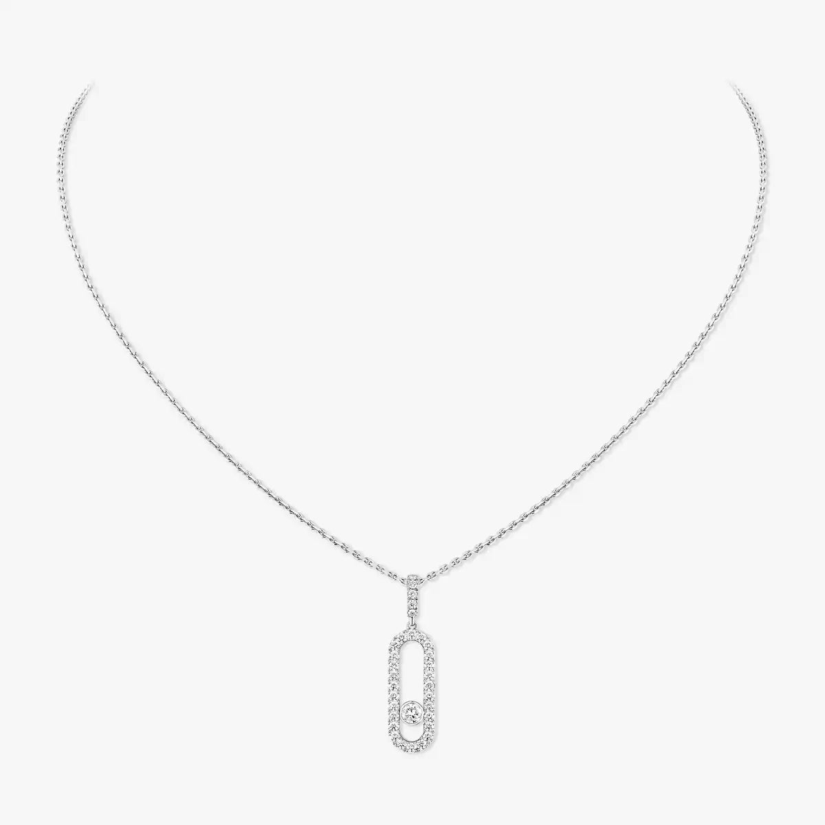 [Dream ]Move Uno Diamond Necklace in Rose Gold