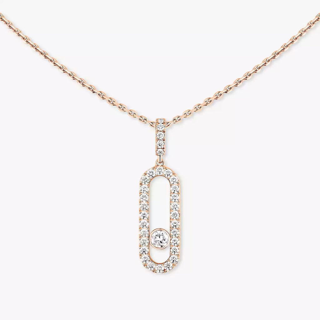 [Dream ]Move Uno Diamond Necklace in Rose Gold