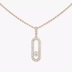 [Dream ]Move Uno Diamond Necklace in Rose Gold