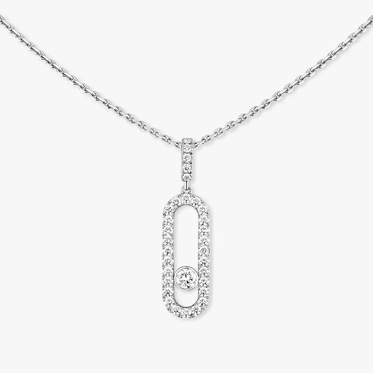 [Dream ]Move Uno Diamond Necklace in Rose Gold