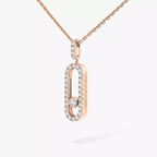 [Dream ]Move Uno Diamond Necklace in Rose Gold