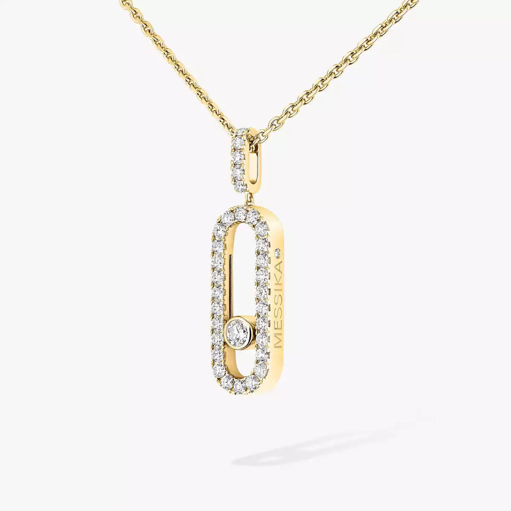 [Dream ]Move Uno Diamond Necklace in Rose Gold