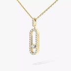 [Dream ]Move Uno Diamond Necklace in Rose Gold