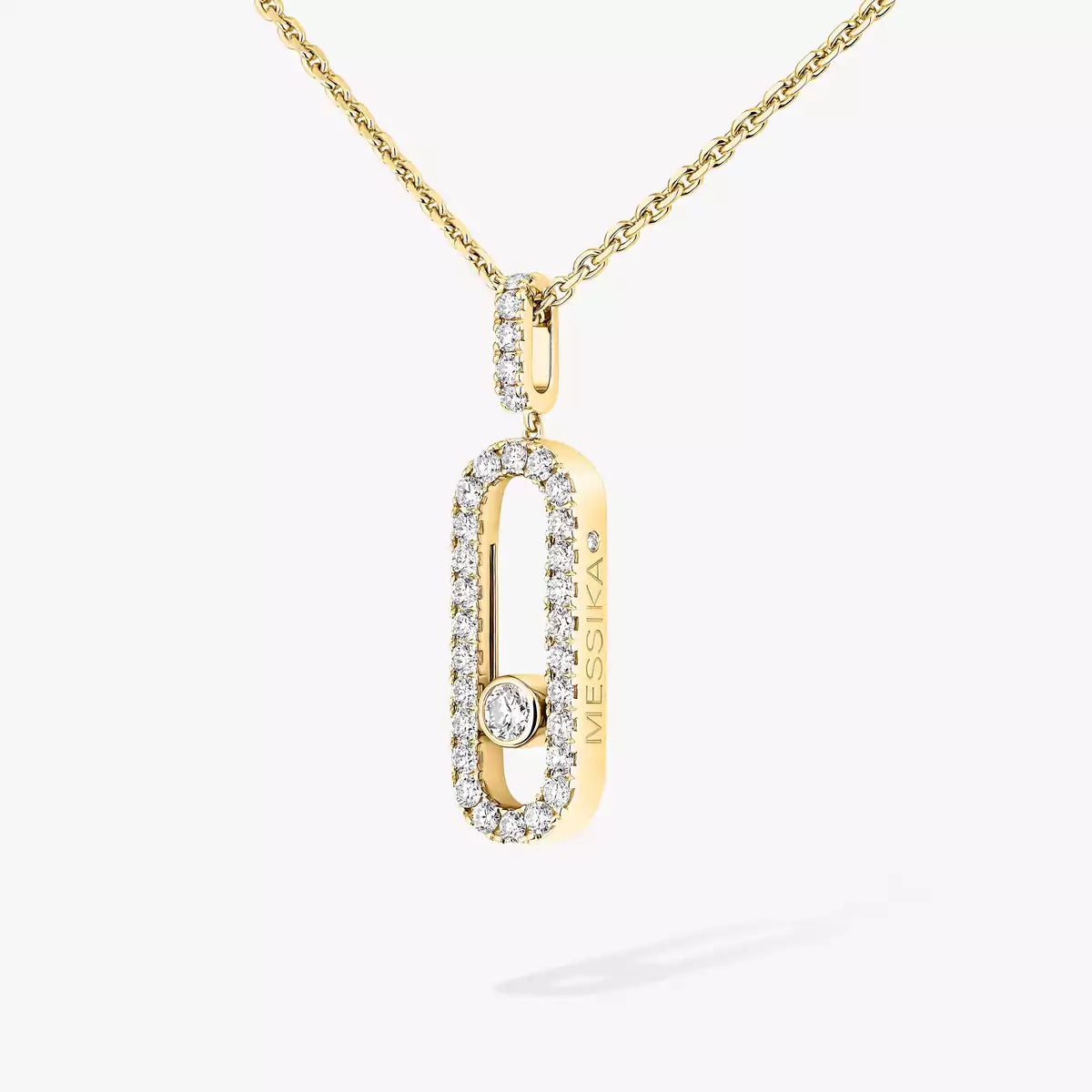 [Dream ]Move Uno Diamond Necklace in Rose Gold