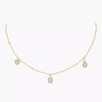 [Dream ]My Twin Diamond Necklace in Silver