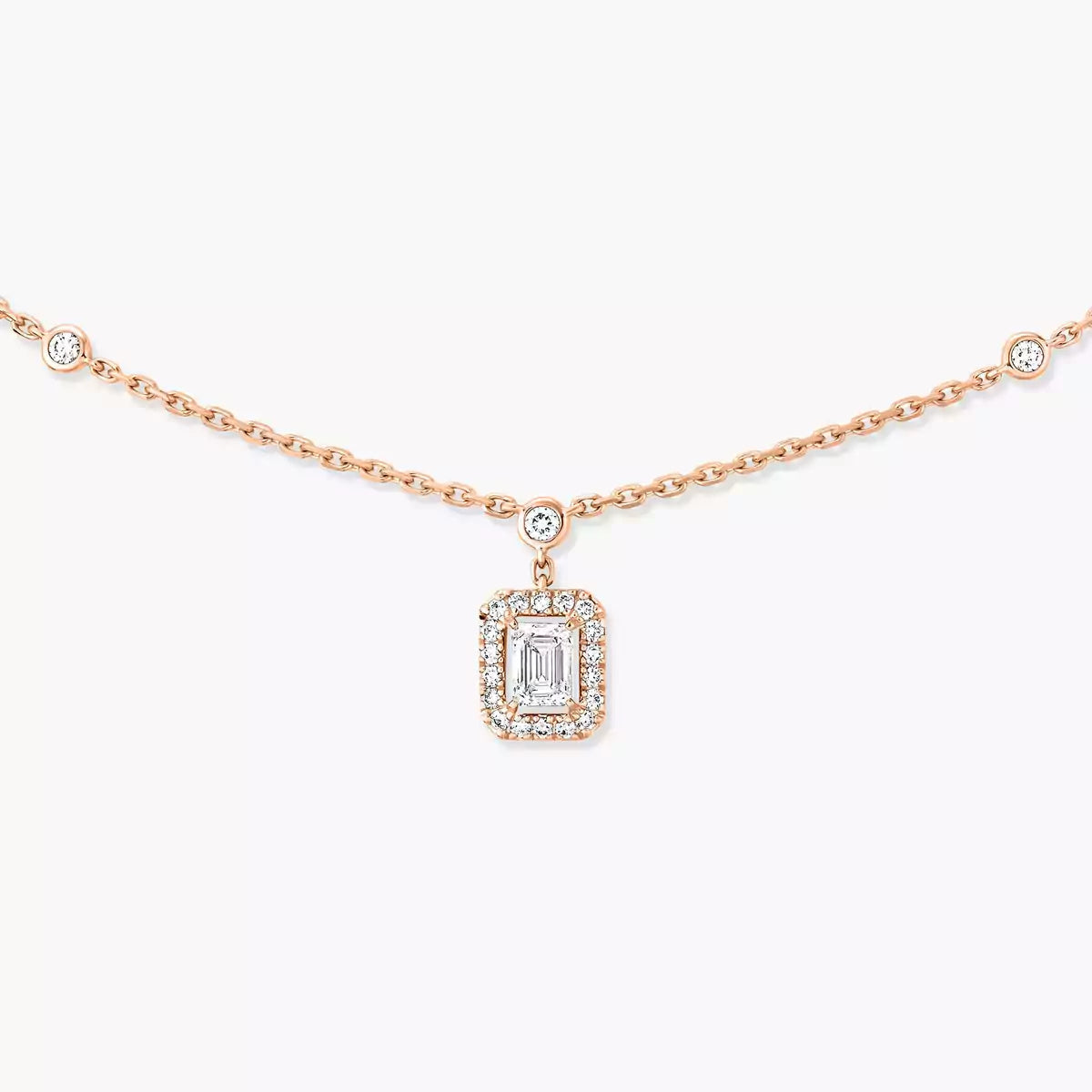 [Dream ]My Twin Diamond Necklace in Silver