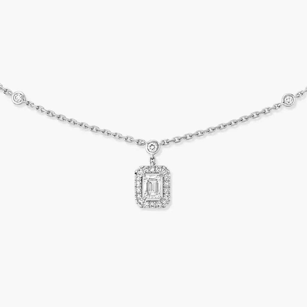 [Dream ]My Twin Diamond Necklace in Silver