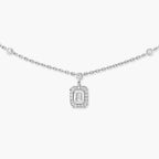 [Dream ]My Twin Diamond Necklace in Silver