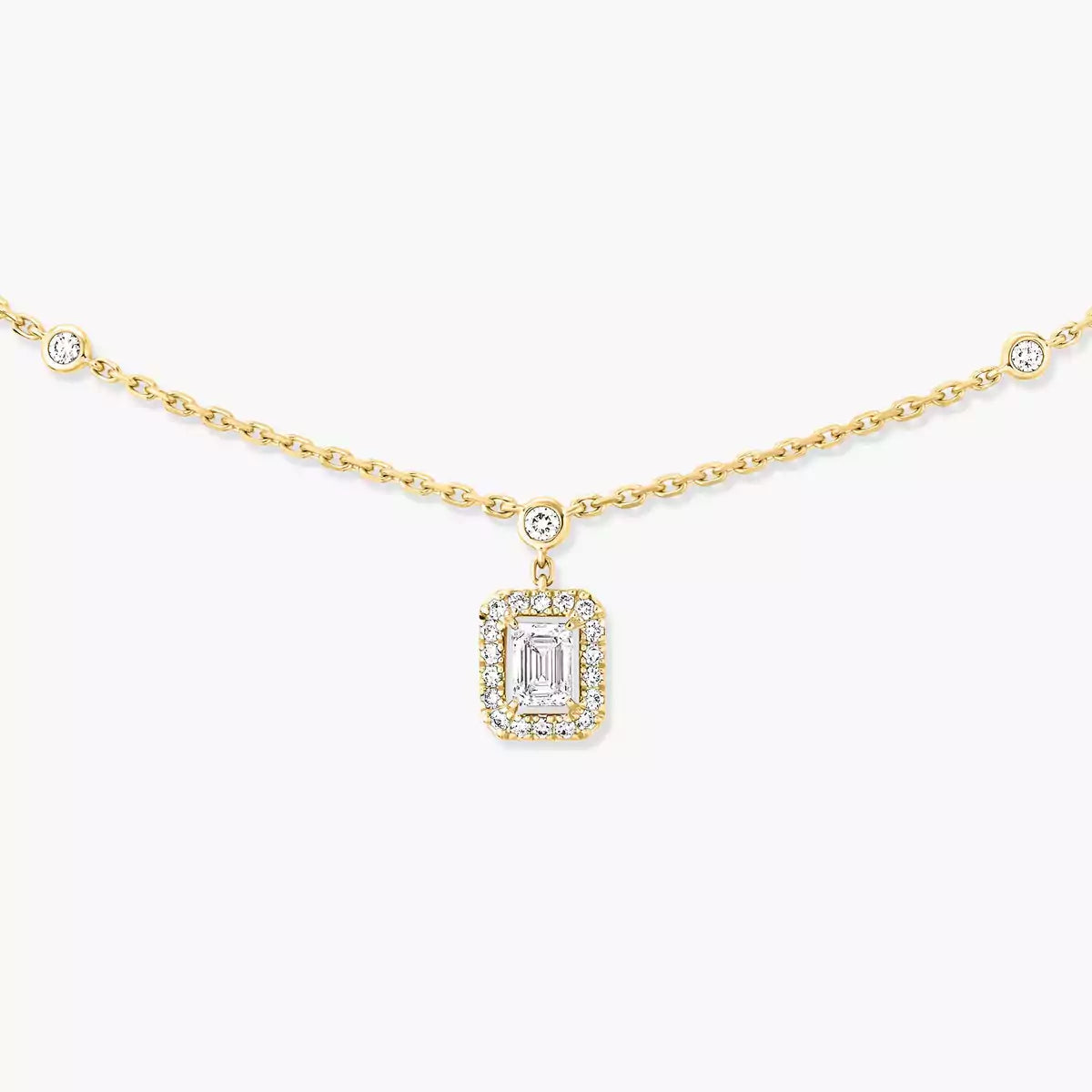 [Dream ]My Twin Diamond Necklace in Silver