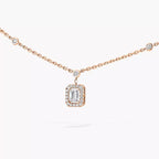 [Dream ]My Twin Diamond Necklace in Silver