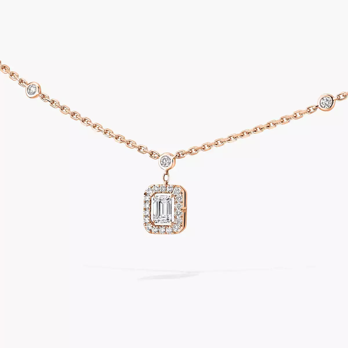 [Dream ]My Twin Diamond Necklace in Silver