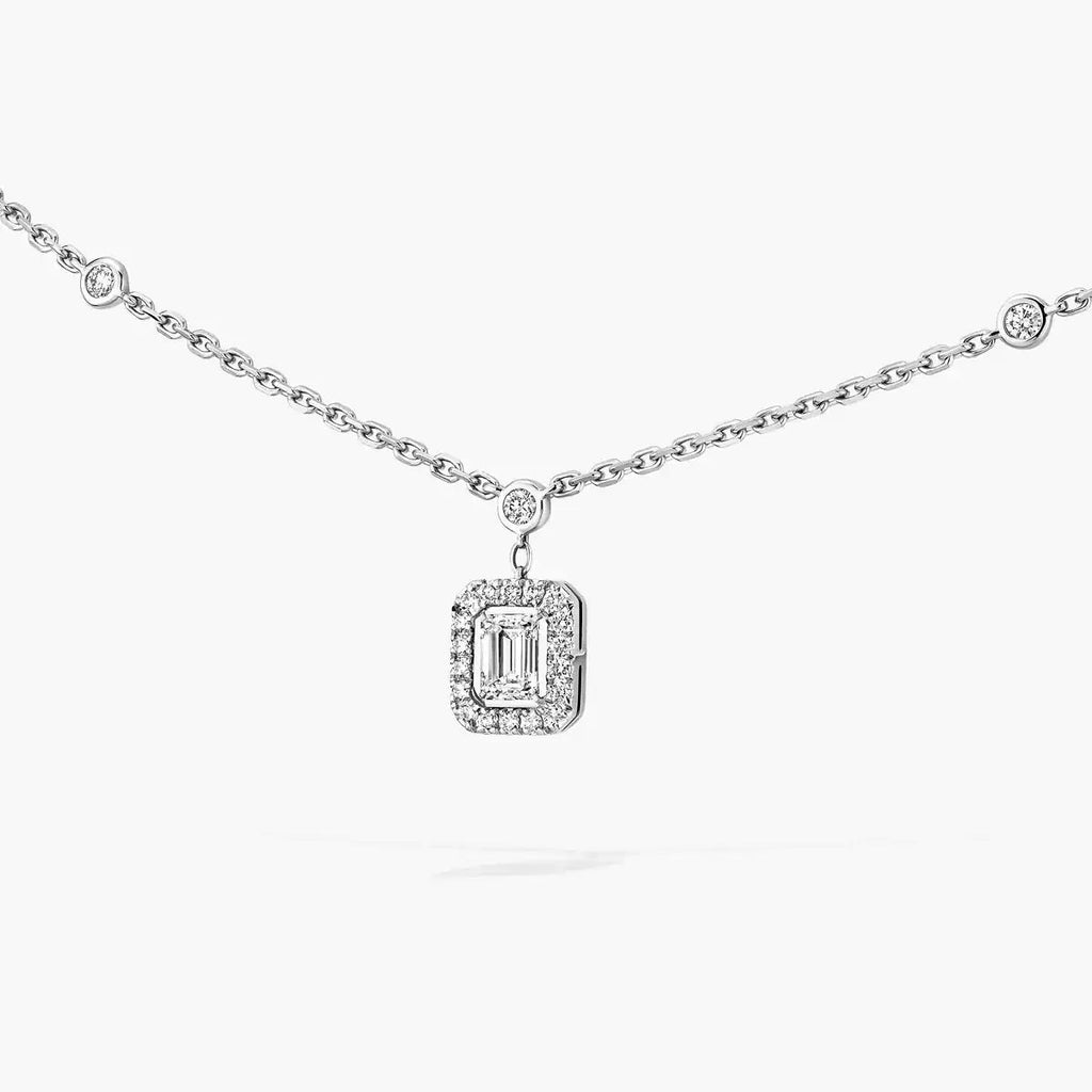[Dream ]My Twin Diamond Necklace in Silver