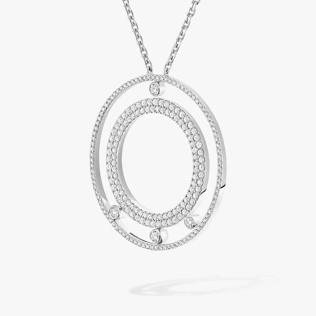 [Dream ]Move Romane Long Pave_-Set Diamond Necklace