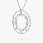 [Dream ]Move Romane Long Pave_-Set Diamond Necklace
