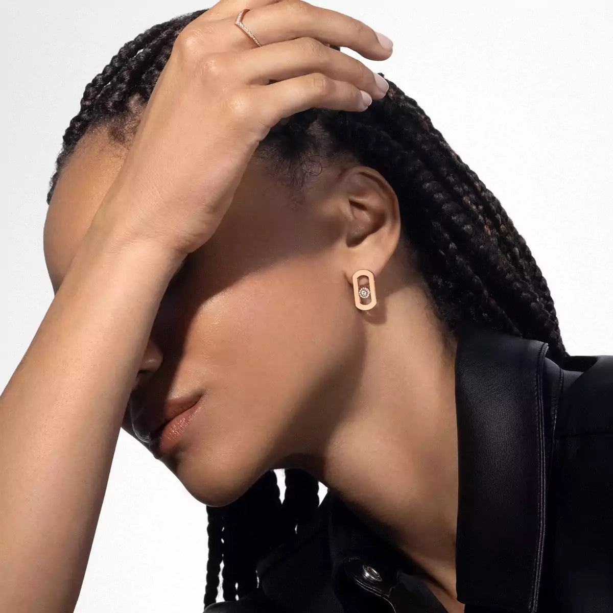 [Dream ]So Move Diamond Earrings in Yellow Gold