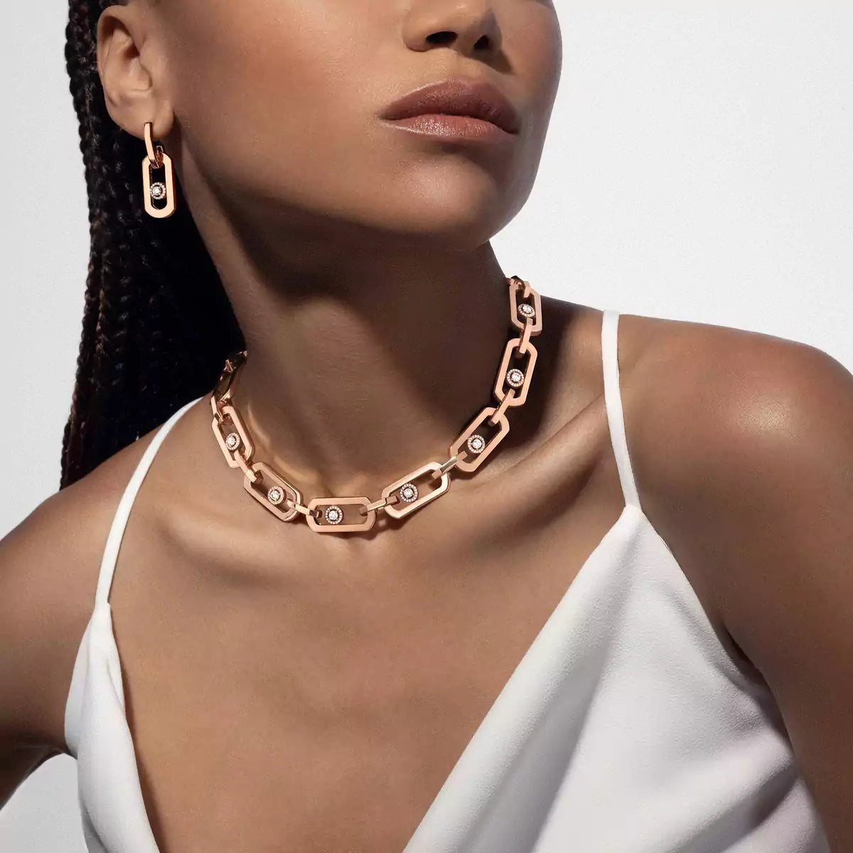 [Dream ]So Move XL Diamond Pendant Earrings