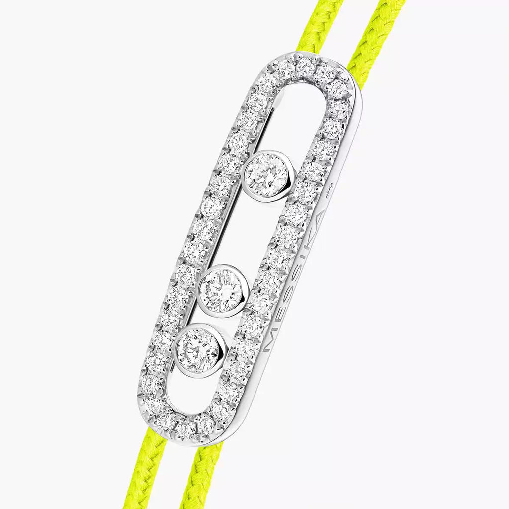 [Dream ]Messika Care(s) pink cord pav茅 bracelet