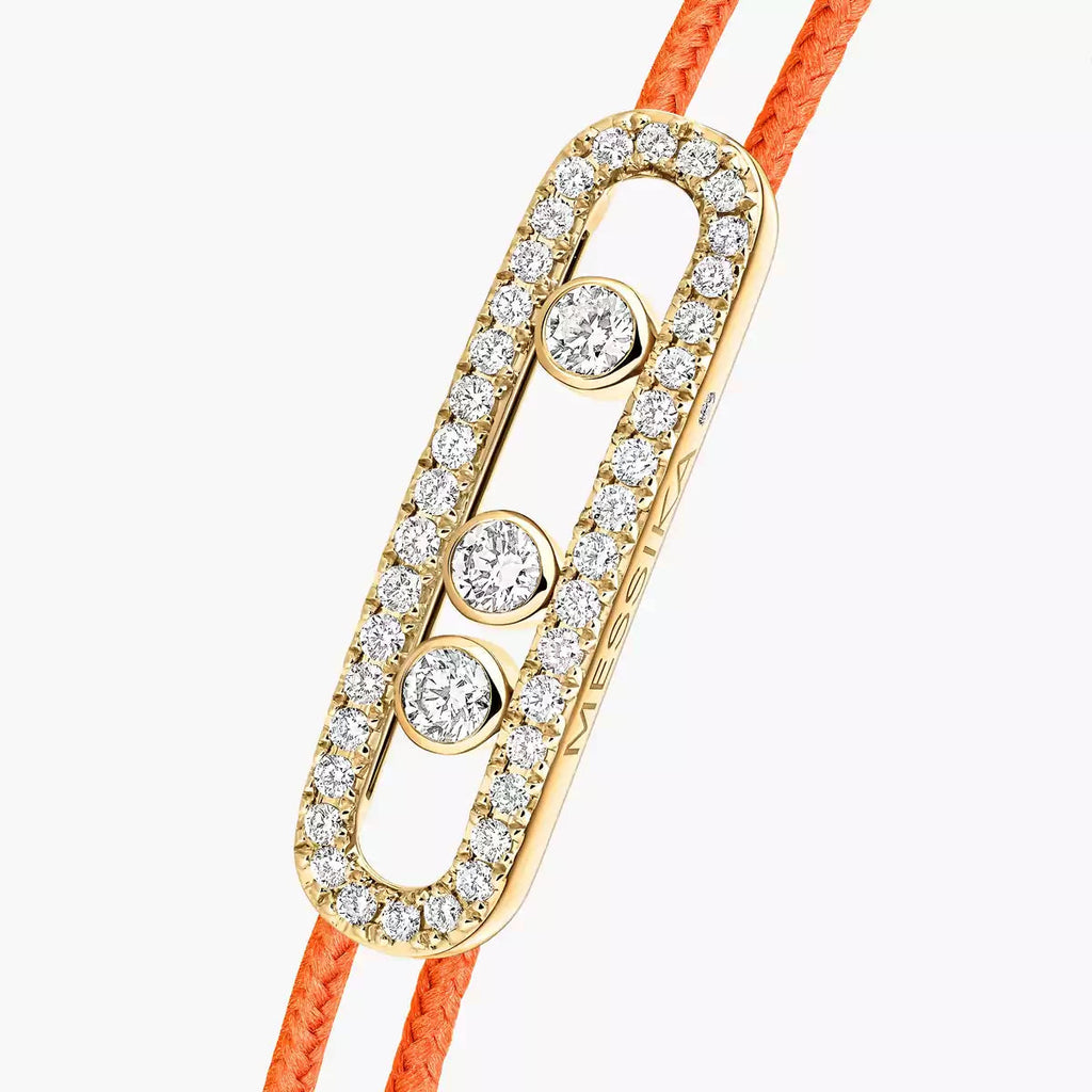 [Dream ]Messika Care(s) pink cord pav茅 bracelet