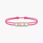 [Dream ]Messika Care(s) pink cord pav茅 bracelet