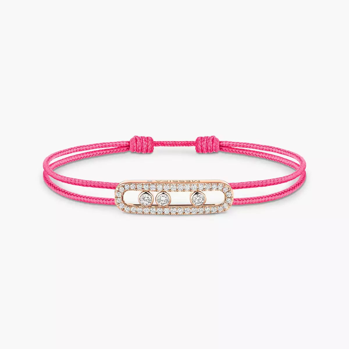 [Dream ]Messika Care(s) pink cord pav茅 bracelet
