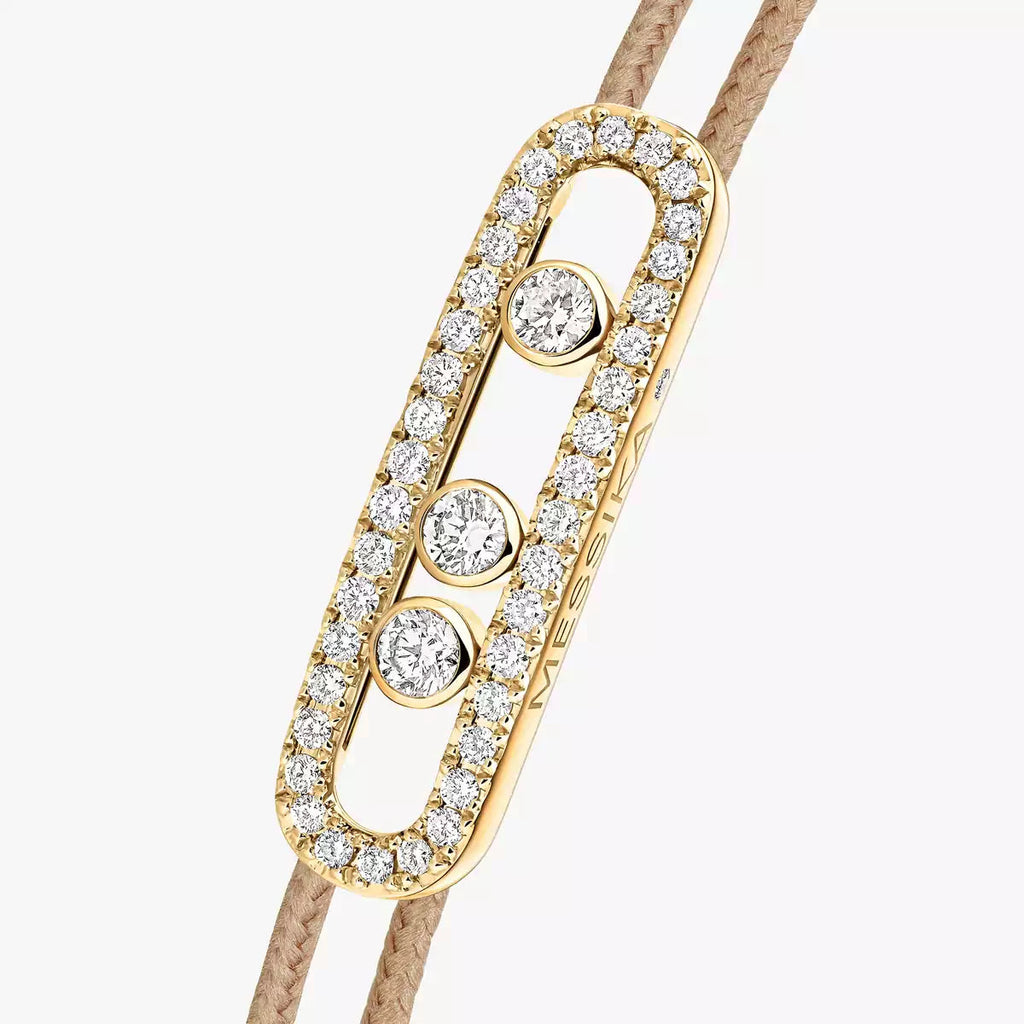 [Dream ]Messika Care(s) pink cord pav茅 bracelet
