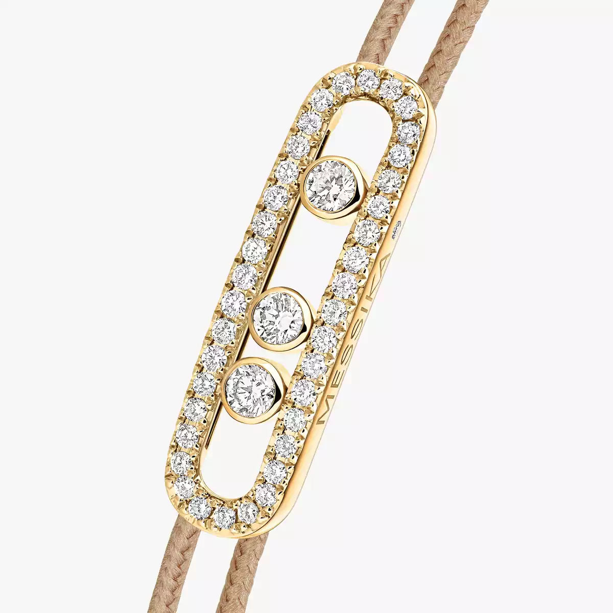 [Dream ]Messika Care(s) pink cord pav茅 bracelet