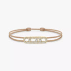 [Dream ]Messika Care(s) pink cord pav茅 bracelet