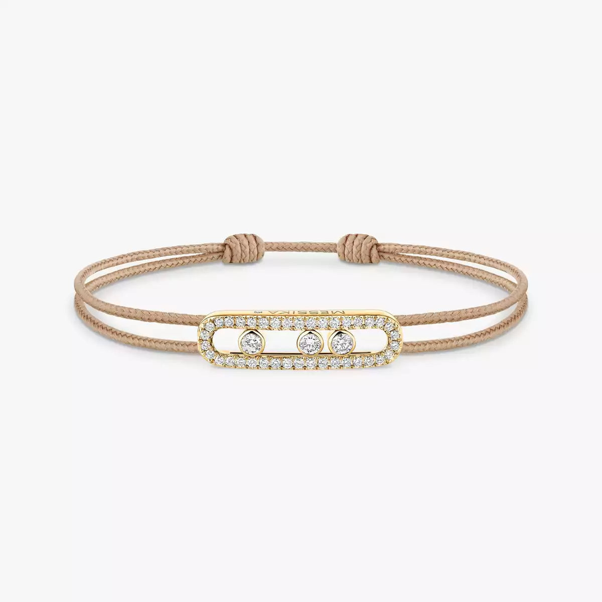 [Dream ]Messika Care(s) pink cord pav茅 bracelet