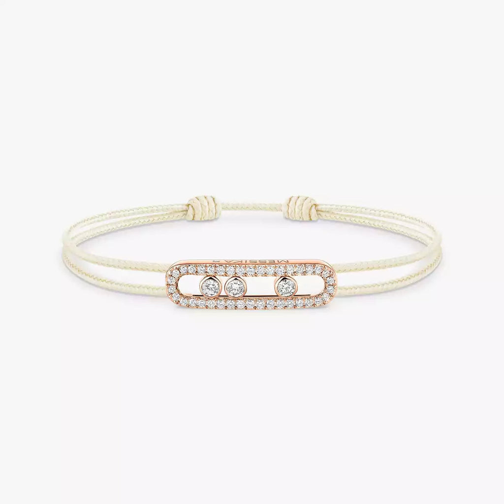 [Dream ]Messika Care(s) pink cord pav茅 bracelet