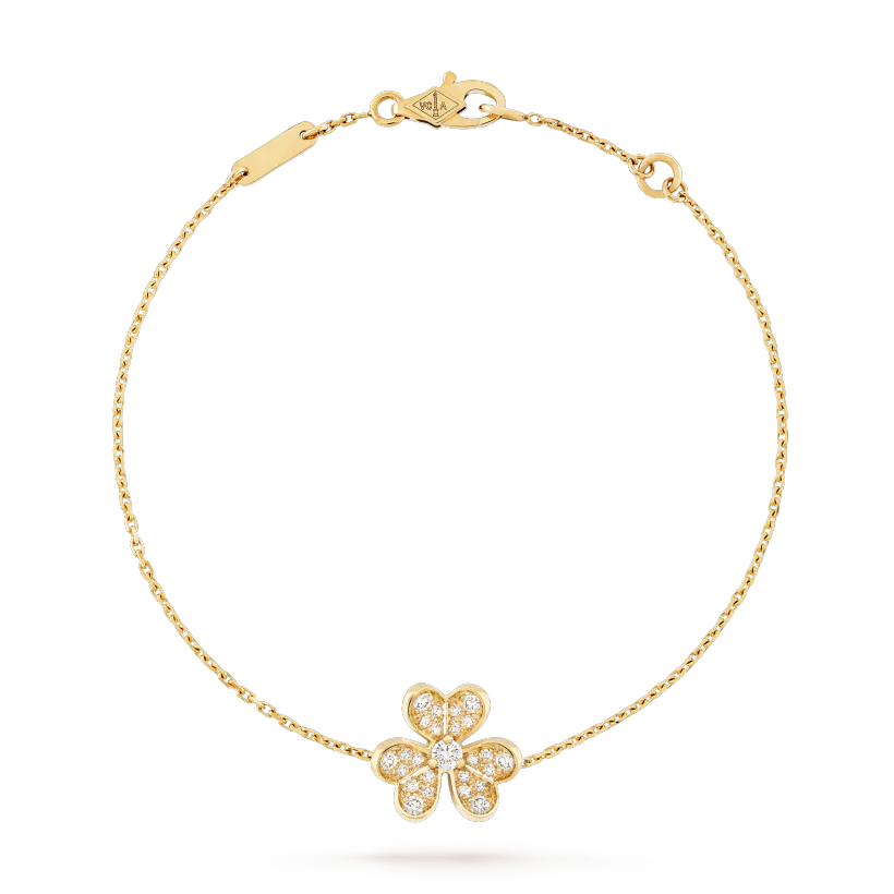 „Dream“ FRIVOLE GOLD BLUMEN DIAMANTARMREIF