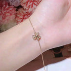 „Dream“ FRIVOLE GOLD BLUMEN DIAMANTARMREIF