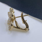 ¡®Dream¡¯FRIVOLE GOLD FLOWER DIAMOND EARRINGS