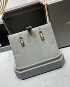 [Dream ]MOVE UNO SMALL 1 DIAMOND EARRINGS