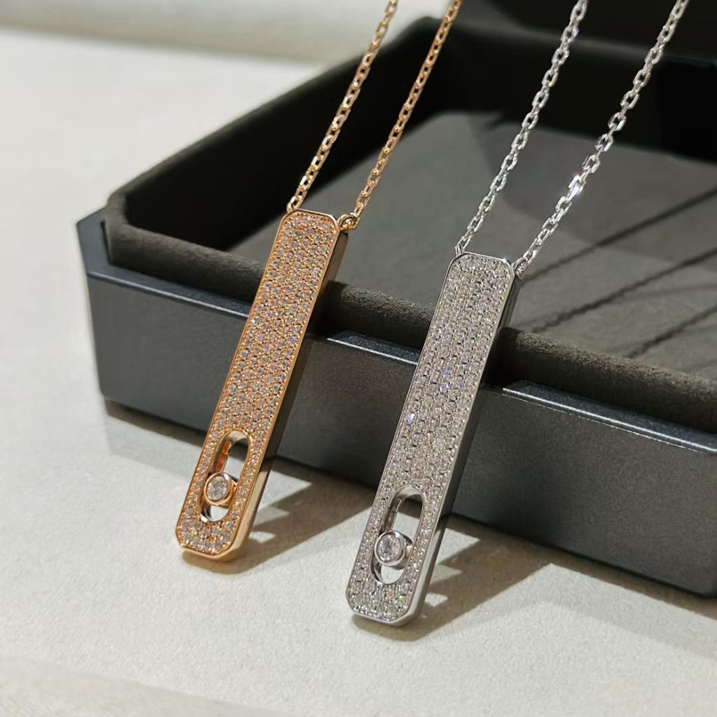 [Dream ]MY FIRST DIAMOND PAVED NECKLACE