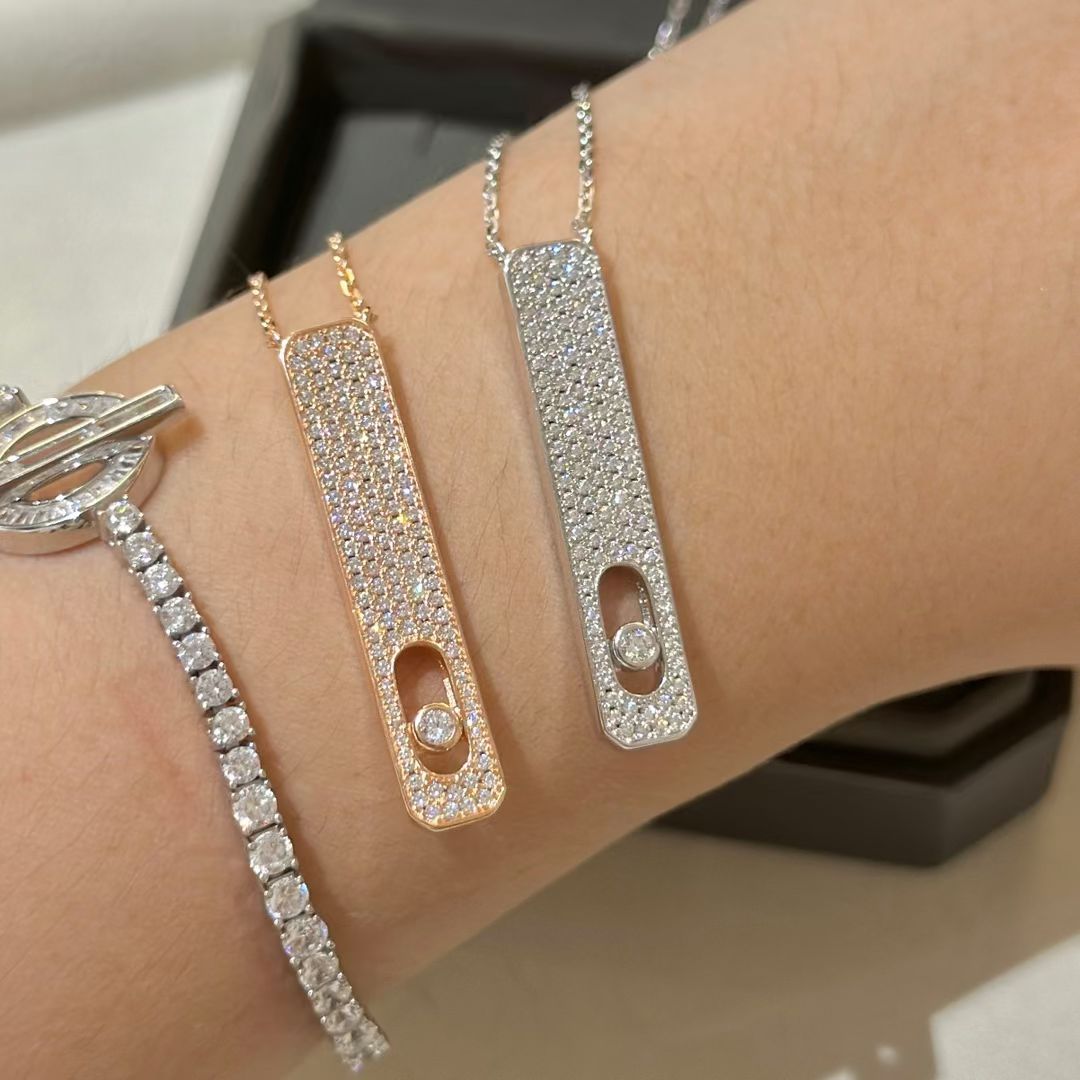 [Dream ]MY FIRST DIAMOND PAVED NECKLACE