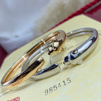 ¡®Dream¡¯PANTHERE SILVER OPEN BRACELET